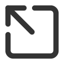 иконки square arrow out up left, square, arrow, стрелка, out, up, стрелка вверх, left