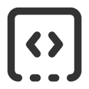 иконка square dashed bottom code, square, dashed, bottom, стрелка, code, код