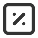 иконки square percent, square, percent