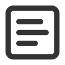 иконка square text, square, text, текст