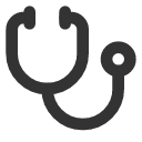 иконки stethoscope, стетоскоп