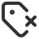 иконки tag x, tag, тег