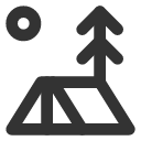 иконки tent tree, tent, палатка, tree