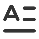 иконки text initial, text, текст, initial