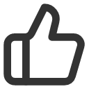 иконка thumbs up, thumbs, up, стрелка вверх