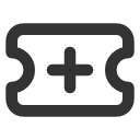 иконки ticket plus, ticket, билет, plus, плюс