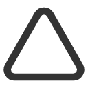 иконка triangle, треугольник