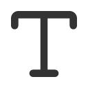 иконка type, шрифт