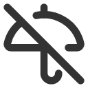 иконки umbrella off, umbrella, зонт, off