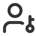 иконка user key, user, пользователь, key, ключ