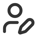 иконка user pen, user, пользователь, pen, ручка