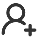 иконка user round plus, user, пользователь, round, plus, плюс