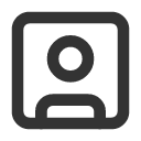 иконка user square, user, пользователь, square
