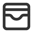 иконка wallet cards, wallet, кошелек, cards