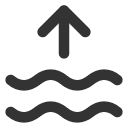 иконки waves arrow up, waves, arrow, стрелка, up, стрелка вверх