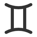 иконка zodiac gemini, zodiac, gemini, близнецы
