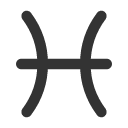 иконка zodiac pisces, zodiac, pisces, рыбы