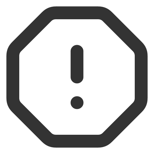 иконка alert octagon, alert, предупреждение, octagon,