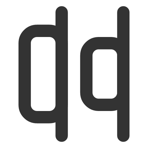 иконка align, horizontal, документ, distribute, end,