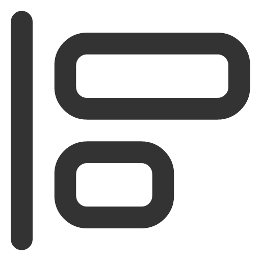 иконка align start vertical, align, start, старт, vertical,
