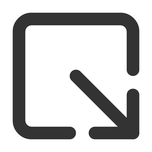 иконка arrow down right from square, arrow, стрелка, down, right, from, square,