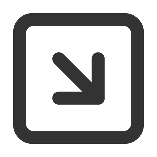 иконка arrow down right square, arrow, стрелка, down, right, square,