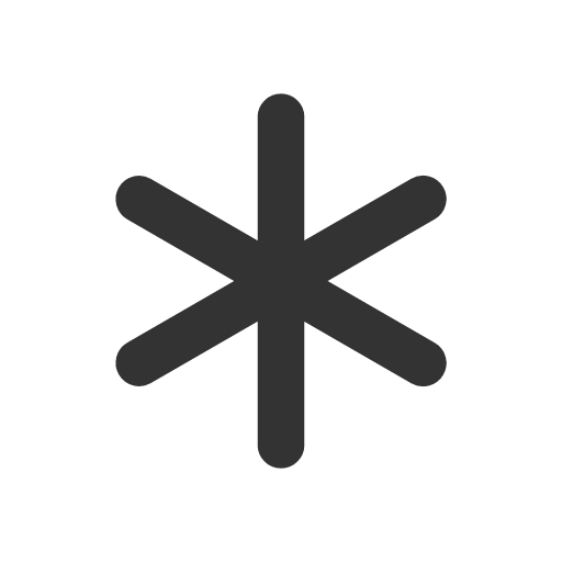 иконка asterisk, звездочка,
