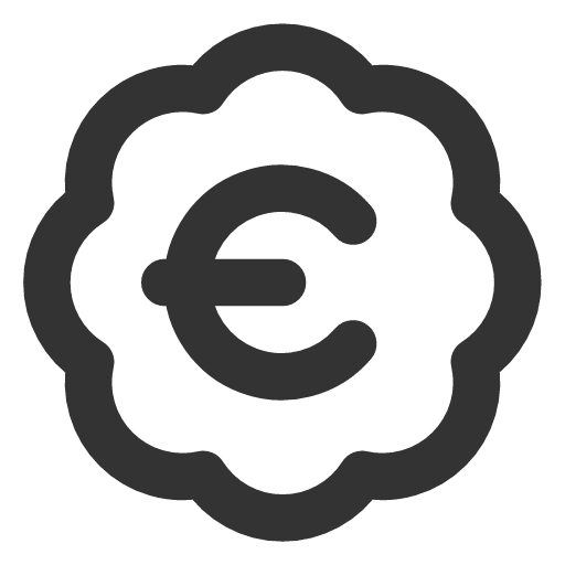 иконка badge euro, badge, бейдж, euro, евро,