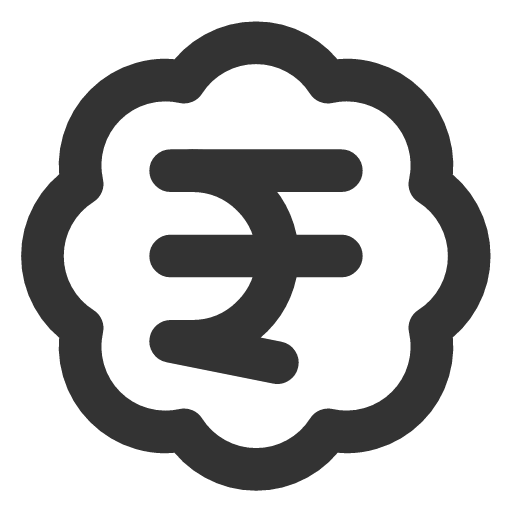 иконка badge indian rupee, badge, бейдж, indian, rupee,