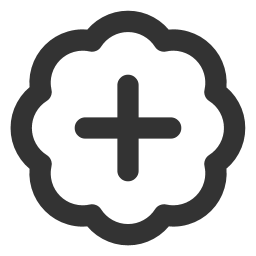 иконка badge plus, badge, бейдж, plus, плюс,
