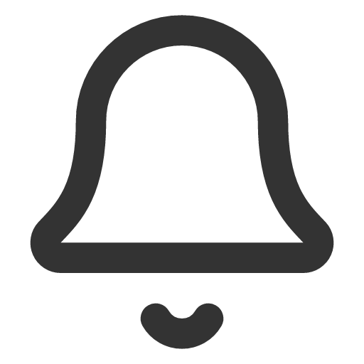 иконка bell, колокольчик,