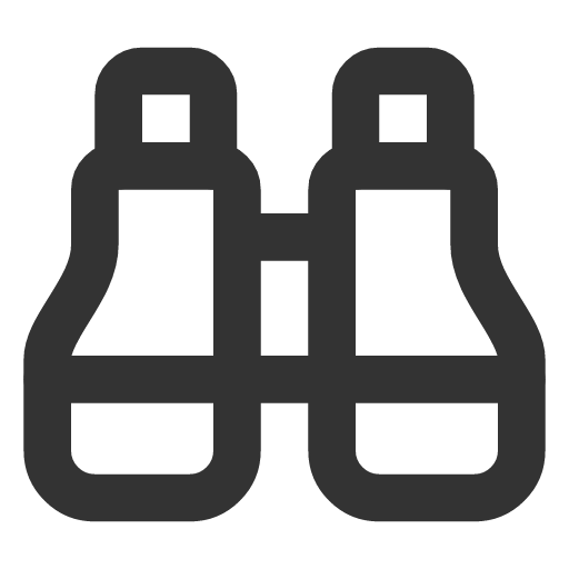 иконка binoculars, бинокль,