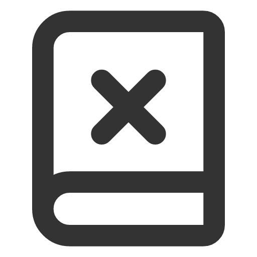 иконка book x, book, книга,