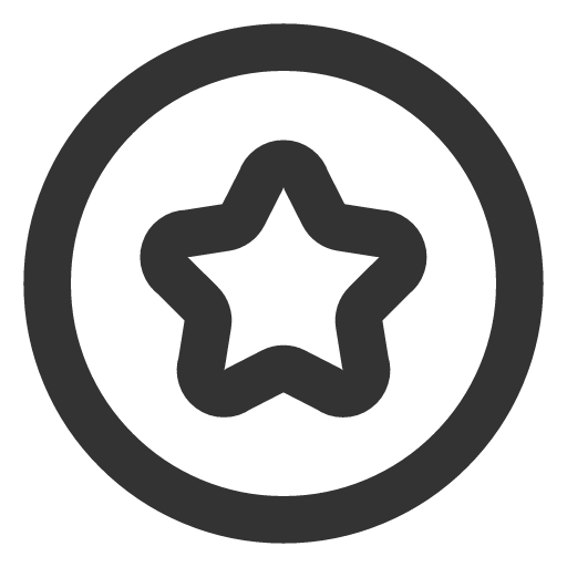 иконка circle star, circle, star, звезда,
