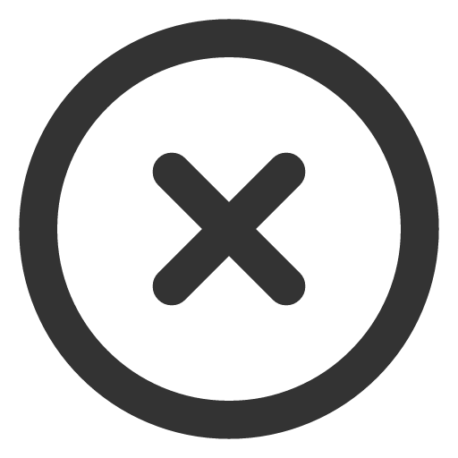 иконка circle x, circle,