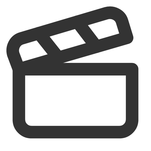 иконка clapperboard,