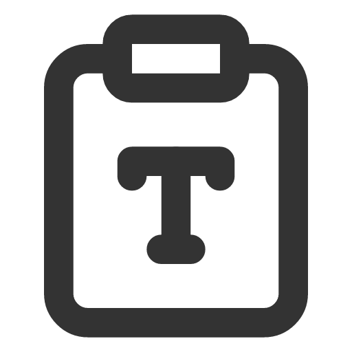 иконка clipboard type, clipboard, буфер обмена, type, шрифт,