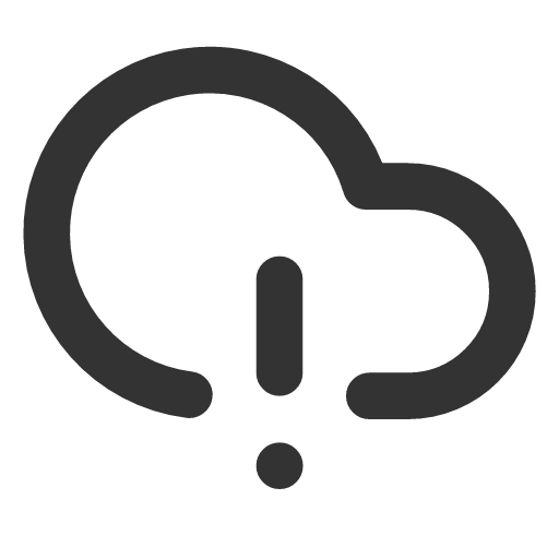 иконка cloud alert, cloud, облако, alert, предупреждение,