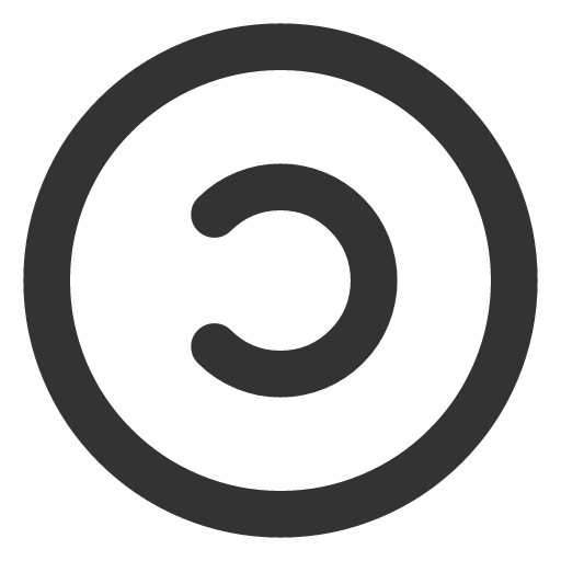 иконка copyleft,