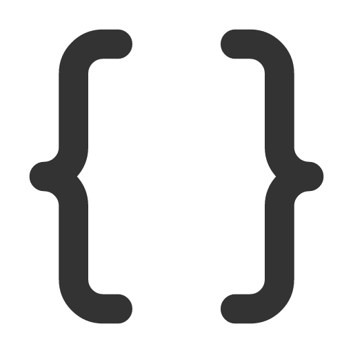 иконка curly braces, curly, braces,