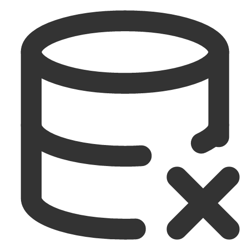 иконка database x, database, база данных,
