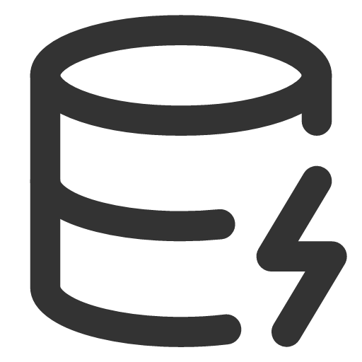 иконка database zap, database, база данных, zap,