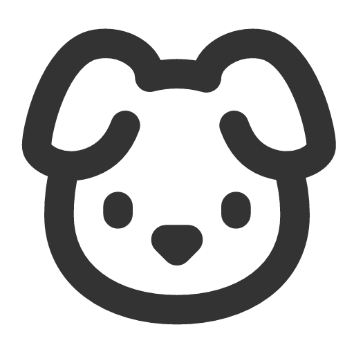 иконка dog, собака,