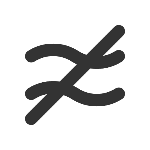 иконка equal approximately not, equal, approximately, not,
