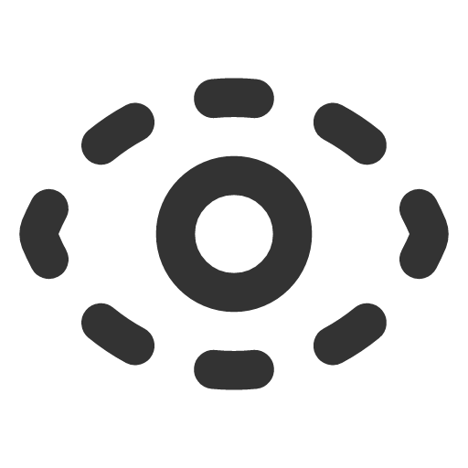 иконка eye dashed, eye, глаз, dashed,