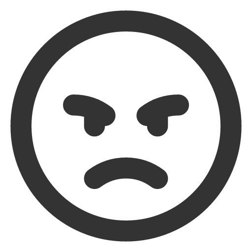 иконка face angry, face, смайлик, angry, злой,