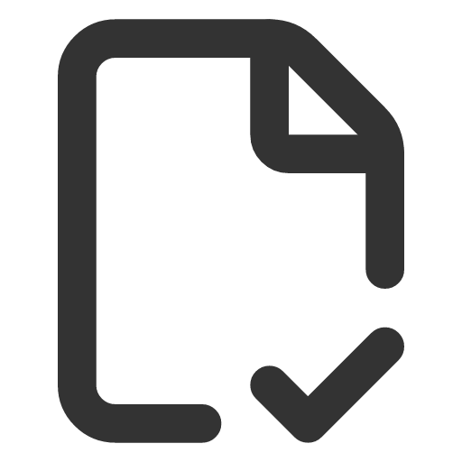 иконка file check 2, file, файл, check, галочка,