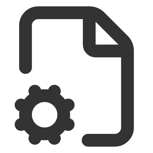 иконка file cog 2, file, файл, cog,