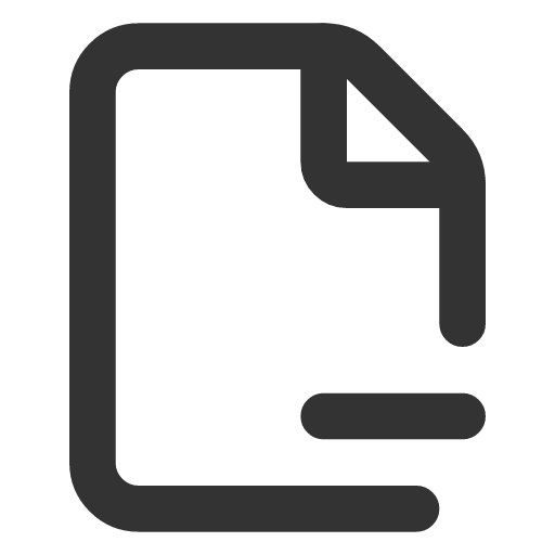 иконка file minus corner, file, файл, minus, минус, corner,