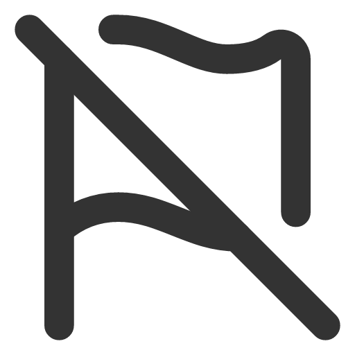 иконка flag off, flag, флаг, off,